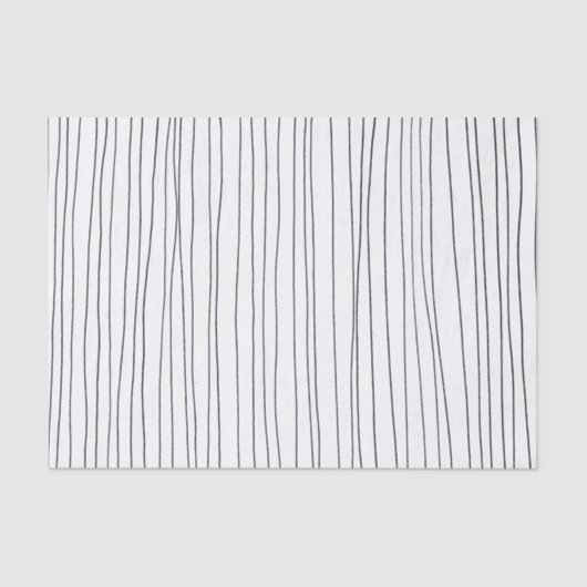 手書き線グリッドパターンギフト 薄葉紙 (正面)