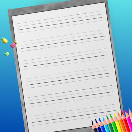 手書き練習シーモダントの淡水色 ノートパッド