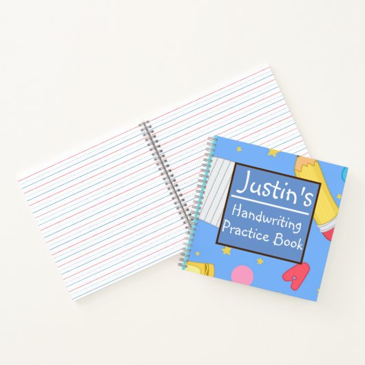 手書き練習用ノートブックの個人用設定 ノートブック (内部)