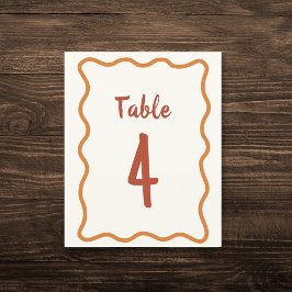 手書き縁どの70s結婚表の番号