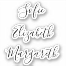 手書き署名スクリプト名のスタンプ