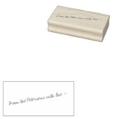 手書き署名 |お客様のカスタム文字 ラバースタンプ (押印)