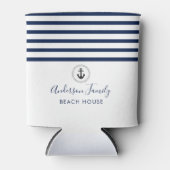 手書き航海のファミリービーチハウス 缶クーラー (正面)