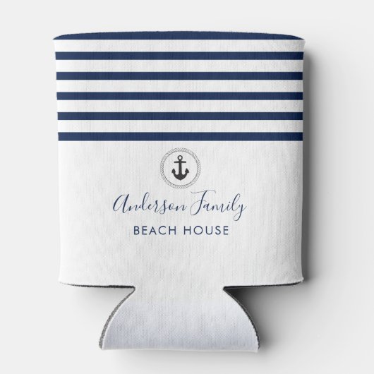 手書き航海のファミリービーチハウス 缶クーラー (裏面)