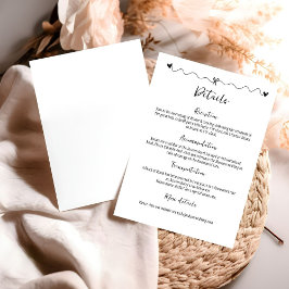 手書き落書きイラスト結婚ズ エンクロージャーカード