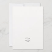 手書き落書き招待状 招待状 (裏面)