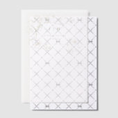 手書き金ゴールドフローラ日付の保存 ベラム紙招待状 (オフセット (招待状))