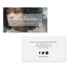 手書き風筆記体と写真 オーバーレイ