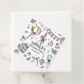 手書き1歳の誕生日 フェイバータグ (インサイチュ)