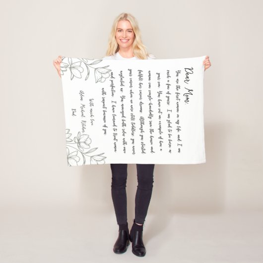 手書き フリースブランケット (インサイチュ)