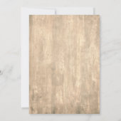 手書き　ラスティック　ぜひご参加ください　受付のみ 招待状 (裏面)