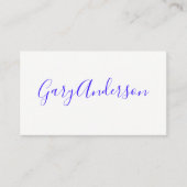 手書き 名刺 (正面)