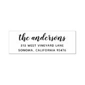 手書き |差出人住所 セルフインキングスタンプ (デザイン)