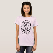 手書きGrad 2022キャップ Tシャツ (正面フル)