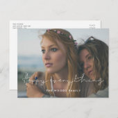 手書きHappyすべての写真 シーズンポストカード (正面/裏面)