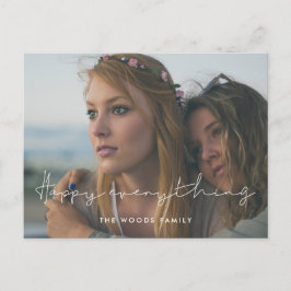 手書きHappyすべての写真 シーズンポストカード