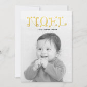 手書きNOEL シーズンカード (正面)