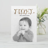 手書きNOEL シーズンカード (スタンド正面)