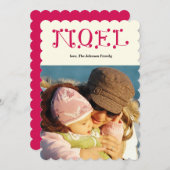 手書きNOEL シーズンカード (正面/裏面)