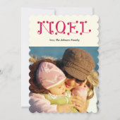 手書きNOEL シーズンカード (正面)