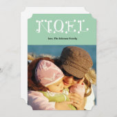 手書きNOEL シーズンカード (正面/裏面)