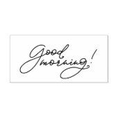 手書の朝 ラバースタンプ (インプリント)