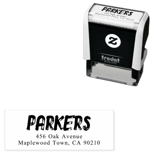 手書はっきりしたきブラシシンプル セルフインキングスタンプ (インサイチュ)