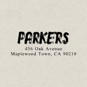 手書はっきりしたきブラシシンプル セルフインキングスタンプ