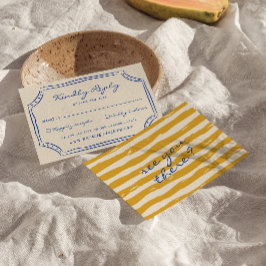 手書イン色彩の鮮やかスイタリアンプ 出欠カード