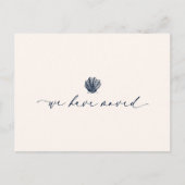 手書エレガントきの台本を移動した |青 ポストカード (正面)