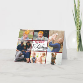 手書エレガントきタイポグラフィ | 6フォトコラージュ シーズンカード