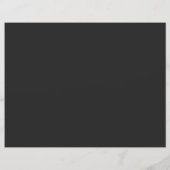 手書エレガントきパターン白黒クラシック (裏面)