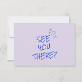 手書カラフルファンキーレトロ結婚詳細 出欠カード (裏面)