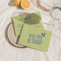 手書カラフルユニーク結婚ファンキーレトロ