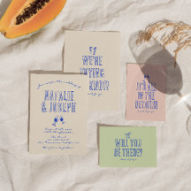 手書カラフル描レトロヴィンテージ結婚式