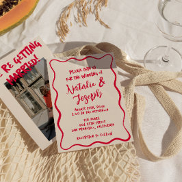 手書カラフル明はっきりしたき 招待状