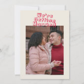 手書カラフル結婚モダンはっきりしたレトロ 招待状 (裏面)