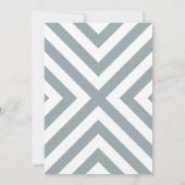 手書スタイリッシュきの写真の日付の保存 セーブザデート (裏面)