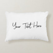 手書ミニマルきモダンのカスタム文字 アクセントクッション (正面)
