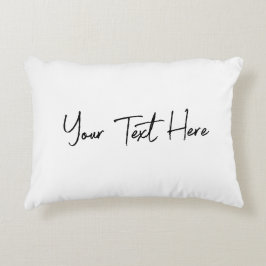 手書ミニマルきモダンのカスタム文字 アクセントクッション