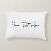 手書ミニマルきモダンのカスタム文字 アクセントクッション (裏面)