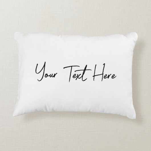 手書ミニマルきモダンのカスタム文字 アクセントクッション (裏面)
