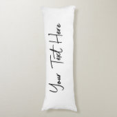 手書ミニマルきモダンのカスタム文字 ボディピロー (正面縦)