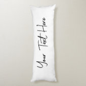 手書ミニマルきモダンのカスタム文字 ボディピロー (裏面 (縦))
