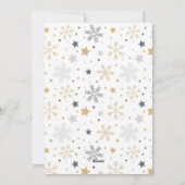 手書メリーき書モダン跡4 Photo Holiid シーズンカード (裏面)