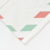 手書モダンきのラブレターメッセージ フリースブランケット (角)