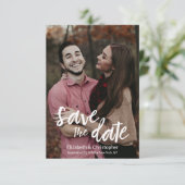 手書モダンきスタイリッシュ日付の保存結婚方法 (スタンド正面)