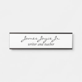 手書モダンき名スタイリッシュの職業 サインプレート