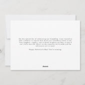 手書モダンき | Galentine's Dayの写真 シーズンカード (裏面)