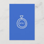 手書レトロブライトユニークズ結婚詳細 エンクロージャーカード (裏面)